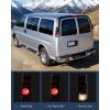 imageNilight Taillight Assembly Compatible with 2003 2004 2005 2006 2007 2008 2009 2010 2011 2012 2013 2014 Chevy Express GMC Savana 1500 20032023 Chevrolet Express GMC Savana 2500 3500 Rear Tail LightSmoked Housing