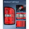 imageNilight Taillight Assembly Compatible with 2014 2015 GMC Sierra 1500 2015 GMC Sierra 2500HD 3500HD Tail Light OE Style Rear Lamp Replacement Passenger SidePassenger Side