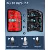 imageNilight Taillight Assembly Compatible with 2014 2015 GMC Sierra 1500 2015 GMC Sierra 2500HD 3500HD Tail Light OE Style Rear Lamp Replacement Passenger SidePassenger Side