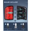 imageNilight Taillight Assembly Compatible with 2014 2015 GMC Sierra 1500 2015 GMC Sierra 2500HD 3500HD Tail Light OE Style Rear Lamp Replacement Passenger SidePair of Driver and Passenger Side