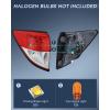 imageNilight Taillight Assembly Compatible with 2016 2017 2018 Honda HRV Red Pink Tail Light OE Style Rear Outer Lamp Replacement Driver SideClear