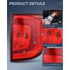 imageNilight Taillight Assembly Compatible with 2016 2017 2018 Honda Pilot Outer Tail Light OE Style Rear Lamp Replacement Passenger SidePair of Driver and Passenger Side