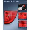 imageNilight Taillight Assembly Compatible with 2016 2017 2018 Honda Pilot Outer Tail Light OE Style Rear Lamp Replacement Passenger SidePassenger Side