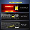 imageNilight Third Brake Light Tail High Mount 3rd Stop Lights Smoked Lens Compatible with Ford Mustang 1999 2000 2001 2002 2003 2004 Car Rear Center Cab LampCorvette C5 19972004