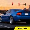 imageNilight Third Brake Light Tail High Mount 3rd Stop Lights Smoked Lens Compatible with Ford Mustang 1999 2000 2001 2002 2003 2004 Car Rear Center Cab LampMustang 19992004 S