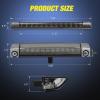 imageNilight Third Brake Light Tail High Mount 3rd Stop Lights Smoked Lens Compatible with Ford Mustang 1999 2000 2001 2002 2003 2004 Car Rear Center Cab Lamp4Runner Highlander 20102016