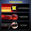 imageNilight Third Brake Light Tail High Mount 3rd Stop Lights Smoked Lens Compatible with Ford Mustang 1999 2000 2001 2002 2003 2004 Car Rear Center Cab LampPathfinder 19931995 R