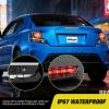 imageNilight Third Brake Light Tail High Mount 3rd Stop Lights Smoked Lens Compatible with Ford Mustang 1999 2000 2001 2002 2003 2004 Car Rear Center Cab LampScion tC 20112016
