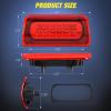 imageNilight Third Brake Light Tail High Mount 3rd Stop Lights Smoked Lens Compatible with Ford Mustang 1999 2000 2001 2002 2003 2004 Car Rear Center Cab LampS10Sonoma 19942003 R