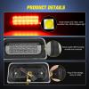 imageNilight Third Brake Light Tail High Mount 3rd Stop Lights Smoked Lens Compatible with Ford Mustang 1999 2000 2001 2002 2003 2004 Car Rear Center Cab LampS10Sonoma 19942003 S