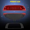 imageNilight Third Brake Light Tail High Mount 3rd Stop Lights Smoked Lens Compatible with Ford Mustang 1999 2000 2001 2002 2003 2004 Car Rear Center Cab LampLiberty 20022007 R