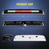 imageNilight Third Brake Light Tail High Mount 3rd Stop Lights Smoked Lens Compatible with Ford Mustang 1999 2000 2001 2002 2003 2004 Car Rear Center Cab LampTitan Frontier 20042015