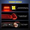 imageNilight Third Brake Light Tail High Mount 3rd Stop Lights Smoked Lens Compatible with Ford Mustang 1999 2000 2001 2002 2003 2004 Car Rear Center Cab LampLiberty 20022007 R