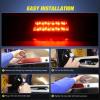 imageNilight Third Brake Light Tail High Mount 3rd Stop Lights Smoked Lens Compatible with Ford Mustang 1999 2000 2001 2002 2003 2004 Car Rear Center Cab LampLiberty 20022007 R