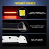 imageNilight Third Brake Light Tail High Mount 3rd Stop Lights Smoked Lens Compatible with Toyota 4Runner 2003 2004 2005 2006 2007 2008 2009 NonSpoiler Version Van SUV Rear Center Cab LampTitan Frontier 20042015