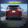imageNilight Third Brake Light Tail High Mount 3rd Stop Lights Smoked Lens Compatible with Toyota 4Runner 2003 2004 2005 2006 2007 2008 2009 NonSpoiler Version Van SUV Rear Center Cab Lamp4Runner Highlander 20102016