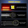 imageNilight Third Brake Light Tail High Mount 3rd Stop Lights Smoked Lens Compatible with Toyota 4Runner 2003 2004 2005 2006 2007 2008 2009 NonSpoiler Version Van SUV Rear Center Cab LampCharger 20062010 S
