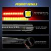 imageNilight Third Brake Light Tail High Mount 3rd Stop Lights Smoked Lens Compatible with Toyota 4Runner 2003 2004 2005 2006 2007 2008 2009 NonSpoiler Version Van SUV Rear Center Cab LampTrailblazerEnvoy 20022009 S