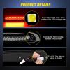 imageNilight Third Brake Light Tail High Mount 3rd Stop Lights Smoked Lens Compatible with Toyota 4Runner 2003 2004 2005 2006 2007 2008 2009 NonSpoiler Version Van SUV Rear Center Cab LampExplorer 19982001 S