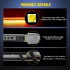 imageNilight Third Brake Light Tail High Mount 3rd Stop Lights Smoked Lens Compatible with Toyota 4Runner 2003 2004 2005 2006 2007 2008 2009 NonSpoiler Version Van SUV Rear Center Cab LampLand Cruiser 19982007