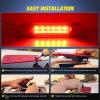 imageNilight Third Brake Light Tail High Mount 3rd Stop Lights Smoked Lens Compatible with Toyota 4Runner 2003 2004 2005 2006 2007 2008 2009 NonSpoiler Version Van SUV Rear Center Cab LampLiberty 20082012 R