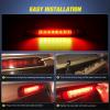 imageNilight Third Brake Light Tail High Mount 3rd Stop Lights Smoked Lens Compatible with Toyota 4Runner 2003 2004 2005 2006 2007 2008 2009 NonSpoiler Version Van SUV Rear Center Cab LampPatriot 20072017 S