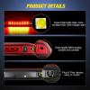 imageNilight Third Brake Light Tail High Mount 3rd Stop Lights Smoked Lens Compatible with Toyota 4Runner 2003 2004 2005 2006 2007 2008 2009 NonSpoiler Version Van SUV Rear Center Cab LampPatriot 20072017 R