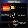 imageNilight Third Brake Light Tail High Mount 3rd Stop Lights Smoked Lens Compatible with Toyota 4Runner 2003 2004 2005 2006 2007 2008 2009 NonSpoiler Version Van SUV Rear Center Cab LampPassportRodeo 19931997
