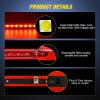 imageNilight Third Brake Light Tail High Mount 3rd Stop Lights Smoked Lens Compatible with Toyota 4Runner 2003 2004 2005 2006 2007 2008 2009 NonSpoiler Version Van SUV Rear Center Cab LampEscape 20132018 R