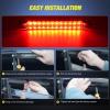 imageNilight Third Brake Light Tail High Mount 3rd Stop Lights Smoked Lens Compatible with Toyota 4Runner 2003 2004 2005 2006 2007 2008 2009 NonSpoiler Version Van SUV Rear Center Cab Lamp4Runner Highlander 20102016