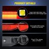 imageNilight Third Brake Light Tail High Mount 3rd Stop Lights Smoked Lens Compatible with Toyota 4Runner 2003 2004 2005 2006 2007 2008 2009 NonSpoiler Version Van SUV Rear Center Cab LampNitro 20072012 R