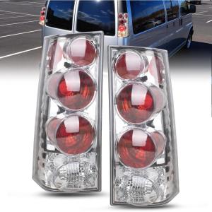 imageNilight Taillight Assembly Compatible with 2003 2004 2005 2006 2007 2008 2009 2010 2011 2012 2013 2014 Chevy Express GMC Savana 1500 20032023 Chevrolet Express GMC Savana 2500 3500 Rear Tail LightChrome Housing