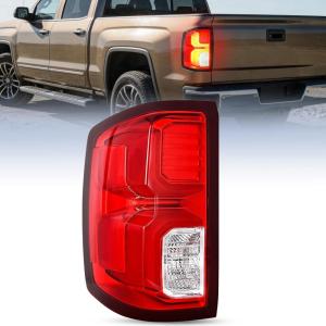 imageNilight Taillight Assembly Compatible with 2016 2017 2018 Chevy Silverado 1500 LED Models Tail Light OE Style Rear Outer Lamp Replacement Driver Side