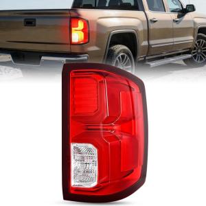 imageNilight Taillight Assembly Compatible with 2016 2017 2018 Chevy Silverado 1500 LED Models Tail Light OE Style Rear Outer Lamp Replacement Passenger Side