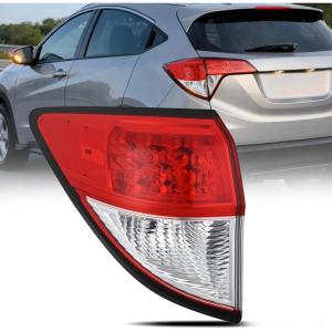 imageNilight Taillight Assembly Compatible with 2016 2017 2018 Honda HRV Red Pink Tail Light OE Style Rear Outer Lamp Replacement Driver SideClear