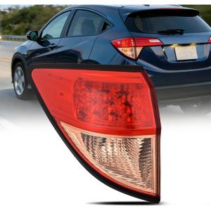 imageNilight Taillight Assembly Compatible with 2016 2017 2018 Honda HRV Red Pink Tail Light OE Style Rear Outer Lamp Replacement Driver SideRed Pink