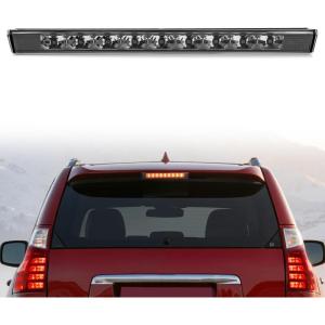 imageNilight Third Brake Light Tail High Mount 3rd Stop Lights Smoked Lens Compatible with Ford Mustang 1999 2000 2001 2002 2003 2004 Car Rear Center Cab LampRav4 20132018GX460 20102019