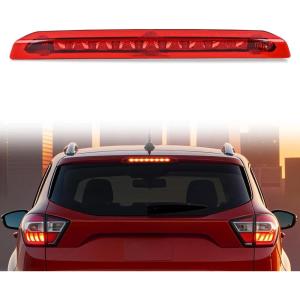 imageNilight Third Brake Light Tail High Mount 3rd Stop Lights Smoked Lens Compatible with Ford Mustang 1999 2000 2001 2002 2003 2004 Car Rear Center Cab LampEscape 20132018 R