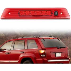 imageNilight Third Brake Light Tail High Mount 3rd Stop Lights Smoked Lens Compatible with Ford Mustang 1999 2000 2001 2002 2003 2004 Car Rear Center Cab LampCherokee 20052010 R