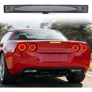 imageNilight Third Brake Light Tail High Mount 3rd Stop Lights Smoked Lens Compatible with Ford Mustang 1999 2000 2001 2002 2003 2004 Car Rear Center Cab LampCorvette C5 20052013