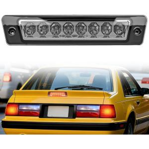imageNilight Third Brake Light Tail High Mount 3rd Stop Lights Smoked Lens Compatible with Ford Mustang 1999 2000 2001 2002 2003 2004 Car Rear Center Cab LampMustang LX Hatchback 19871993