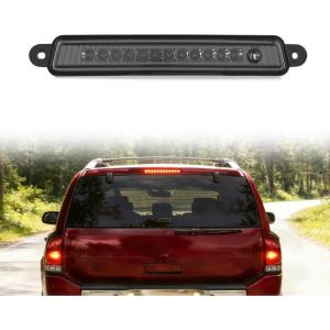 imageNilight Third Brake Light Tail High Mount 3rd Stop Lights Smoked Lens Compatible with Toyota 4Runner 2003 2004 2005 2006 2007 2008 2009 NonSpoiler Version Van SUV Rear Center Cab LampArmada 20042015