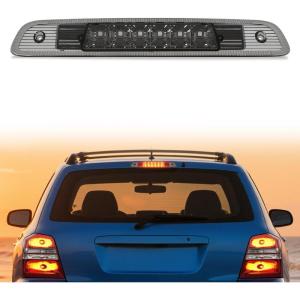 imageNilight Third Brake Light Tail High Mount 3rd Stop Lights Smoked Lens Compatible with Toyota 4Runner 2003 2004 2005 2006 2007 2008 2009 NonSpoiler Version Van SUV Rear Center Cab LampHighlander 20012003