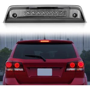 imageNilight Third Brake Light Tail High Mount 3rd Stop Lights Smoked Lens Compatible with Toyota 4Runner 2003 2004 2005 2006 2007 2008 2009 NonSpoiler Version Van SUV Rear Center Cab LampJourney 20102016 S