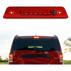 imageNilight Third Brake Light Tail High Mount 3rd Stop Lights Smoked Lens Compatible with Toyota 4Runner 2003 2004 2005 2006 2007 2008 2009 NonSpoiler Version Van SUV Rear Center Cab LampLiberty 20082012 R