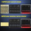imageNilight  90115C 3 Gang Rocker Switch Panel Waterproof PreWired Aluminum Switch Panel with Dual USB Charger Socket amp Cigarette Lighter Socket 12V 24VDC ON Off Switch Panel for Cars Rvs TrucksRed