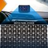 imageNilight 120PCS Switch Panel Stickers Multifunction Button Sticker for 68 Gang Label Decal for Circuit Cars Marine Boats RV Truck Vehicle Text Dashboard