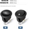 imageNilight 12PCS Round Rocker Switches 12V 24V 20A Red LED Toggle swtiches SPST 3 Pin 2 Position for Car Truck Vehicle Boat Marine Rocker On Off Control12PCS Switch White