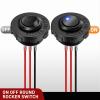 imageNilight 12PCS Round Rocker Switches 12V 24V 20A Red LED Toggle swtiches SPST 3 Pin 2 Position for Car Truck Vehicle Boat Marine Rocker On Off ControlBlue LED Switch  Switch Holder
