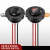 imageNilight 12PCS Round Rocker Switches 12V 24V 20A Red LED Toggle swtiches SPST 3 Pin 2 Position for Car Truck Vehicle Boat Marine Rocker On Off ControlRed LED Switch  Switch Holder